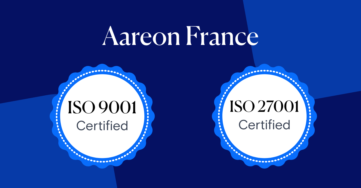 Certifications ISO 9001 et ISO 27001